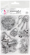 Load image into Gallery viewer, Ciao Bella - Clear Stamp Set 6x8 - Gothika. Ciao Bella's high quality clear photopolymer stamps are manufactured using a patented photopolymer and UV light exposure, this way they are able to achieve a higher level of detail. Available at Embellish Away located in Bowmanville Ontario Canada.