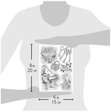 Load image into Gallery viewer, Ciao Bella - Clear Stamp Set 6x8 - Gothika. Ciao Bella's high quality clear photopolymer stamps are manufactured using a patented photopolymer and UV light exposure, this way they are able to achieve a higher level of detail. Available at Embellish Away located in Bowmanville Ontario Canada.