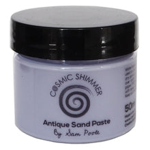 Load image into Gallery viewer, Cosmic Shimmer - Antique Sand Paste 50ml By Sam Poole - Select from a variety. This is a water-based paste medium that has a sand like texture. It can be used to create amazing effects on any project. It can easily be applied to any porous surface with a spatula, brush or sponge. Available at Embellish Away located in Bowmanville Ontario Canada.