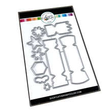 Load image into Gallery viewer, Catherine Pooler - Stamps & Dies - Cracking Good. The Cracking Good Stamp & Die Set features fun and festive party cracker stamps that will be perfect for winter, birthdays, new years...and really any occasion that calls for confetti! Available at Embellish Away located in Bowmanville Ontario Canada.