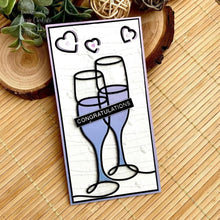Load image into Gallery viewer, Creative Expressions - Craft Dies One-Liner Collection - Champagne Flutes