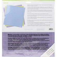 Load image into Gallery viewer, Cricut - Adhesive Back Cutting Mats 12"X12" - 3/Pkg - Green, Blue & Purple. Provo Craft-Cricut Adhesive Back Cutting Mats: Green, Blue And Purple. Each of the three mats has been customized to match the weight of commonly used crafting materials. Each has just the right level of grip to not only hold your material firmly in place during use but also allow you to easily remove the material from the adhesive surface. Available at Embellish Away located in Bowmanville Ontario Canada.