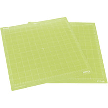 Load image into Gallery viewer, Cricut - Cutting Mats 12"X12" - 2/Pkg - StandardGrip. This multi-purpose mat is perfect for a wide range of medium weight materials: patterned paper, vinyl, iron-on and cardstock. This package contains two 12x12 inch standard grip cutting mat. Imported. Available at Embellish Away located in Bowmanville Ontario Canada.
