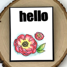 Charger l'image dans la galerie, Add a velvety texture and vibrant color to any project without the mess of traditional flock powders! Can be used on their own or with embossing folders. Each pack of 6.5x12 inch package contains four 6x12 inch transfer sheets. Choose from a variety of colours. Each sold separately. Made in USA. Available in Bowmanville Ontario Canada. Card design by brand ambassador.