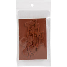 Load image into Gallery viewer, Deep Red - Cling Stamp - 3.2"X2.1" - Vintage Military Jeep. There is such a large variety of stamps that you will be able to find the perfect match for every project. There are background stamps, holiday themed, sentiments, love, friendship, floral, characters and more! Deep Red stamps are made of a blend of natural rubber and are attached to a cling foam pad for better definition. Available at Embellish Away located in Bowmanville Ontario Canada.