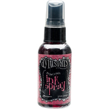 Load image into Gallery viewer, RANGER-Dylusions by Dyan Reaveley: Ink Spray. This ink spray is a concentrated colorant for use on porous surfaces. Use it on paper, canvas, wood, clay, and more to create fantastic cards, scrapbooking elements, journal pages, and mixed media projects. This package contains one spray bottle filled with 2 fl. oz. of ink. Available in a variety of colors (each sold separately). Acid free, non-toxic. Made in USA. Available at Embellish Away Located in Bowmanville Ontario Canada.