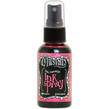 Load image into Gallery viewer, RANGER-Dylusions by Dyan Reaveley: Ink Spray. This ink spray is a concentrated colorant for use on porous surfaces. Use it on paper, canvas, wood, clay, and more to create fantastic cards, scrapbooking elements, journal pages, and mixed media projects. This package contains one spray bottle filled with 2 fl. oz. of ink. Available in a variety of colors (each sold separately). Acid free, non-toxic. Made in USA. Available at Embellish Away Located in Bowmanville Ontario Canada.