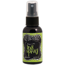 Load image into Gallery viewer, RANGER-Dylusions by Dyan Reaveley: Ink Spray. This ink spray is a concentrated colorant for use on porous surfaces. Use it on paper, canvas, wood, clay, and more to create fantastic cards, scrapbooking elements, journal pages, and mixed media projects. This package contains one spray bottle filled with 2 fl. oz. of ink. Available in a variety of colors (each sold separately). Acid free, non-toxic. Made in USA. Available at Embellish Away Located in Bowmanville Ontario Canada.