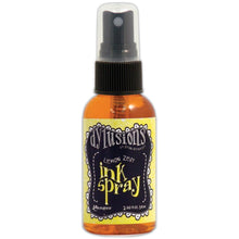 Load image into Gallery viewer, RANGER-Dylusions by Dyan Reaveley: Ink Spray. This ink spray is a concentrated colorant for use on porous surfaces. Use it on paper, canvas, wood, clay, and more to create fantastic cards, scrapbooking elements, journal pages, and mixed media projects. This package contains one spray bottle filled with 2 fl. oz. of ink. Available in a variety of colors (each sold separately). Acid free, non-toxic. Made in USA. Available at Embellish Away Located in Bowmanville Ontario Canada.