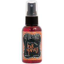 Load image into Gallery viewer, RANGER-Dylusions by Dyan Reaveley: Ink Spray. This ink spray is a concentrated colorant for use on porous surfaces. Use it on paper, canvas, wood, clay, and more to create fantastic cards, scrapbooking elements, journal pages, and mixed media projects. This package contains one spray bottle filled with 2 fl. oz. of ink. Available in a variety of colors (each sold separately). Acid free, non-toxic. Made in USA. Available at Embellish Away Located in Bowmanville Ontario Canada.
