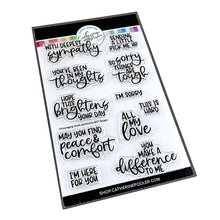 Load image into Gallery viewer, Catherine Pooler - Sentiments Stamp Set - Encouraging Words. The Encouraging Word Sentiments Stamp Set has kind and thoughtful sentiments for so many occasions. Available at Embellish Away located in Bowmanville Ontario Canada.