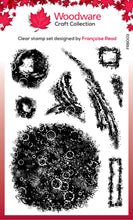 Load image into Gallery viewer, Woodware - Clear Singles - Texture Palette - 6inx8in. Fun way to create individual pieces of art. Mix and match the texture components to make cards, scrapbook pages, art journals and so much more. Available at Embellish Away located in Bowmanville Ontario Canada.