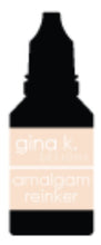 Load image into Gallery viewer, Gina K. Designs Amalgam Ink works perfectly with Copic Markers, Watercolors and Colored Pencils with Gamsol. No bleeding, no-line color! One pad that does it all! Allow to dry for a minute or two prior to use or heat set for faster drying time. Keep your ink pad or ink cube vibrant by using this reinker to add ink when it starts to get dry. Available in a variety of colours, each sold separately. Barely There Reinker. Available in Bowmanville Ontario Canada