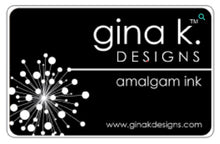 Load image into Gallery viewer, Gina K. Designs Amalgam Ink Pad works perfectly with Copic Markers, Watercolors and Colored Pencils with Gamsol. No bleeding, dark vibrant color! One pad that does it all! Allow to dry for a minute or two prior to use or heat set for faster drying time. Available in a variety of colours, select the drop down to select. Coordinates with other Color Companions products including ribbon, buttons, card stock and re-inkers. Each sold separately. Obsidian available in Bowmanville Ontario Canada.