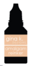 Load image into Gallery viewer, Gina K. Designs Amalgam Ink works perfectly with Copic Markers, Watercolors and Colored Pencils with Gamsol. No bleeding, no-line color! One pad that does it all! Allow to dry for a minute or two prior to use or heat set for faster drying time. Keep your ink pad or ink cube vibrant by using this reinker to add ink when it starts to get dry. Available in a variety of colours, each sold separately. Warm Glow Reinker. Available in Bowmanville Ontario Canada.