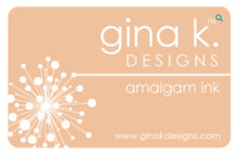 Load image into Gallery viewer, Gina K. Designs Amalgam Ink Pad works perfectly with Copic Markers, Watercolors and Colored Pencils with Gamsol. No bleeding, dark vibrant color! One pad that does it all! Allow to dry for a minute or two prior to use or heat set for faster drying time. Available in a variety of colours, select the drop down to select. Coordinates with other Color Companions products including ribbon, buttons, card stock and re-inkers. Each sold separately. Warm Glow. Available in Bowmanville Ontario Canada.