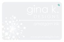 Load image into Gallery viewer, Gina K. Designs Amalgam Ink Pad works perfectly with Copic Markers, Watercolors and Colored Pencils with Gamsol. No bleeding, dark vibrant color! One pad that does it all! Allow to dry for a minute or two prior to use or heat set for faster drying time. Available in a variety of colours, select the drop down to select. Coordinates with other Color Companions products including ribbon, buttons, card stock and re-inkers. Each sold separately. Whisper. Available in Bowmanville Ontario Canada.