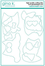 Load image into Gallery viewer, Gina K. Designs - Dies - Forest Friend Additions. Our dies are compatible with most die cutting machines. Follow the manufacturer's instructions for your specific machine for cutting wafer thin dies. The Forest Friend Additions Die set coordinates with the Forest Friend Additions Stamp Set. Each sold separately. Made in USA. Available at Embellish Away located in Bowmanville Ontario Canada.