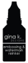 Load image into Gallery viewer, Gina K. Designs - Ink Refills - Select from Variety. Gina K. Designs exclusive Re-inkers are Acid Free and PH-Neutral. Use to re-ink Gina K. Designs Color Coordinates Ink Pad and for other techniques. Coordinates with other Color Companions products including ribbon, buttons, card stock and re-inkers. Each sold separately. Available at Embellish Away located in Bowmanville Ontario Canada. Embossing and Watermark