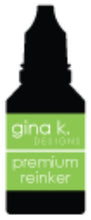 Load image into Gallery viewer, Gina K. Designs - Ink Refills - Select from Variety. Gina K. Designs exclusive Re-inkers are Acid Free and PH-Neutral. Use to re-ink Gina K. Designs Color Coordinates Ink Pad and for other techniques. Coordinates with other Color Companions products including ribbon, buttons, card stock and re-inkers. Each sold separately. Available at Embellish Away located in Bowmanville Ontario Canada. Lucky Clover