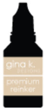 Load image into Gallery viewer, Gina K. Designs - Ink Refills - Select from Variety. Gina K. Designs exclusive Re-inkers are Acid Free and PH-Neutral. Use to re-ink Gina K. Designs Color Coordinates Ink Pad and for other techniques. Coordinates with other Color Companions products including ribbon, buttons, card stock and re-inkers. Each sold separately. Available at Embellish Away located in Bowmanville Ontario Canada. Sandy Beach