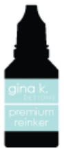 Load image into Gallery viewer, Gina K. Designs - Ink Refills - Select from Variety. Gina K. Designs exclusive Re-inkers are Acid Free and PH-Neutral. Use to re-ink Gina K. Designs Color Coordinates Ink Pad and for other techniques. Coordinates with other Color Companions products including ribbon, buttons, card stock and re-inkers. Each sold separately. Available at Embellish Away located in Bowmanville Ontario Canada. Sea Glass