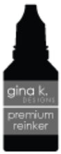Load image into Gallery viewer, Gina K. Designs - Ink Refills - Select from Variety. Gina K. Designs exclusive Re-inkers are Acid Free and PH-Neutral. Use to re-ink Gina K. Designs Color Coordinates Ink Pad and for other techniques. Coordinates with other Color Companions products including ribbon, buttons, card stock and re-inkers. Each sold separately. Available at Embellish Away located in Bowmanville Ontario Canada. Stormy Sky.