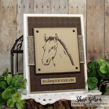 Load image into Gallery viewer, Gina K. Designs - Stamp & Die Set - Beautiful Barnyard. Melanie Muenchinger continues her nature series and follows up Farmyard Friends with the coordinating Beautiful Barnyard set. Available at Embellish Away located in Bowmanville Ontario Canada. Example by brand ambassador.