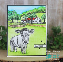 Load image into Gallery viewer, Gina K. Designs - Stamp & Die Set - Beautiful Barnyard. Melanie Muenchinger continues her nature series and follows up Farmyard Friends with the coordinating Beautiful Barnyard set. Available at Embellish Away located in Bowmanville Ontario Canada. Example by brand ambassador.
