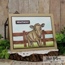 Load image into Gallery viewer, Gina K. Designs - Stamp & Die Set - Beautiful Barnyard. Melanie Muenchinger continues her nature series and follows up Farmyard Friends with the coordinating Beautiful Barnyard set. Available at Embellish Away located in Bowmanville Ontario Canada. Example by brand ambassador.