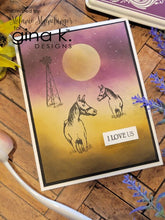 Load image into Gallery viewer, Gina K. Designs - Stamp & Die Set - Beautiful Barnyard. Melanie Muenchinger continues her nature series and follows up Farmyard Friends with the coordinating Beautiful Barnyard set. Available at Embellish Away located in Bowmanville Ontario Canada. Example by brand ambassador.