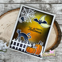 Cargar imagen en el visor de la galería, Gina K. Designs - Stamps - Frightful and Delightful. Frightful and Delightful is a stamp set by Beth Silika. This set is made of premium clear photopolymer and measures 6" X 8". Made in the USA. Available at Embellish Away located in Bowmanville Ontario Canada. Card design by Donna.