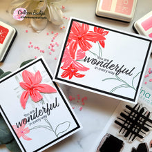 Cargar imagen en el visor de la galería, Gina K. Designs - Stamps - Wonderful In Every Way. Wonderful in Every Way is a stamp set by Lisa Hetrick. This set is made of premium clear photopolymer and measures 6" X 8". Made in the USA. Available at Embellish Away located in Bowmanville Ontario Canada. Card design by brand ambassador.