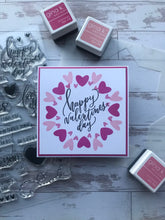 Charger l'image dans la galerie, Gina K. Designs - Tools - Templates New & Improved. The new and improved Wreath Builder Template 2-pack includes two templates and two positioning stars to make 3 3/4" wreaths and 4" wreaths. Available at Embellish Away located in Bowmanville Ontario Canada. Card by Gina K.