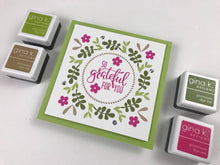 गैलरी व्यूवर में इमेज लोड करें, Gina K. designs - Stamps - Autumn Wreath Builder. The Autumn Wreath Builder Stamp set works with the Wreath Builder Templates. (sold separately) Available at Embellish Away located in Bowmanville Ontario Canada. Card example by brand ambassador.