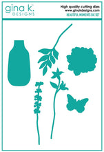 Cargar imagen en el visor de la galería, Gina K. Designs - Stamps & Die Set - Beautiful Moments. Beautiful Moments is a stamp & Die set by Gina K Designs. This a stamp is made of premium clear photopolymer and measures 6" X 8". Available at Embellish Away located in Bowmanville Ontario Canada.