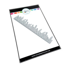 Load image into Gallery viewer, Catherine Pooler - Die - Grass Border. No need to break out the lawn mower, this die is just right year round! The Grass Border die gives just that touch of extra and finish to your card scenes. Use the Gardener's Greetings Stamps and the Backyard Border Stamps to create a bloomin' card for any reason. Available at Embellish Away located in Bowmanville Ontario Canada.