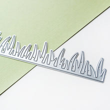 Load image into Gallery viewer, Catherine Pooler - Die - Grass Border. No need to break out the lawn mower, this die is just right year round! The Grass Border die gives just that touch of extra and finish to your card scenes. Use the Gardener's Greetings Stamps and the Backyard Border Stamps to create a bloomin' card for any reason. Available at Embellish Away located in Bowmanville Ontario Canada.