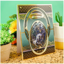 Cargar imagen en el visor de la galería, Hunkydory Crafts - Animal Kingdom - Second Season Luxury Topper Collection. Take your crafting to the wild side with the Animal Kingdom Second Season Collection. Available at Embellish Away located in Bowmanville Ontario Canada. Example