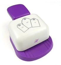 Load image into Gallery viewer, Hunkydory Crafts - Premier Craft Tools - Fancy Edge Tag Punch. Our Fancy Edge Tag Punch craft tool has been designed to help crafters ensure a professional, clean finish to their project. Able to cut three different sizes of tags; 1.5, 2 and 2.5 inches, Available at Embellish Away located in Bowmanville Ontario Canada.