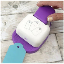 Load image into Gallery viewer, Hunkydory Crafts - Premier Craft Tools - Fancy Edge Tag Punch. Our Fancy Edge Tag Punch craft tool has been designed to help crafters ensure a professional, clean finish to their project. Able to cut three different sizes of tags; 1.5, 2 and 2.5 inches, Available at Embellish Away located in Bowmanville Ontario Canada.