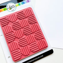 將圖片載入圖庫檢視器 Catherine Pooler - Background Stamp - Line Dance. Step one, two, three...the Line Dance Background Stamp is such a fun geometric pattern. Use this stamp as a great background to your next card. Available at Embellish Away located in Bowmanville Ontario Canada.