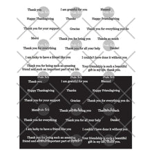 Charger l'image dans la galerie, Maker Forte - Simple Sayings Cardstock 8.5"X5.5" - 4/Pkg - Thankful All Around. Perfect greetings for friendship, appreciation and Thanksgiving. Available at Embellish Away located in Bowmanville Ontario Canada.