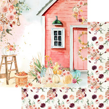 Load image into Gallery viewer, Memory Place - Kawaii Paper Goods Bundle Box - Autumn Wishes. Kawaii Paper Autumn Wishes quarterly bundle includes: 12 double-sided 12x12 inch Cardstock (2 each/6 designs), 1 Pack of Ephemera Die Cut Cardstock, 24 Sheets of 6x6 inch Origami Papers (6 each/4 designs), 1 clear stamp set, 1 roll of Washi tape (1 inch x 5.4 yards) and a bonus set of die-cut chipboard. Available at Embellish Away located in Bowmanville Ontario Canada.