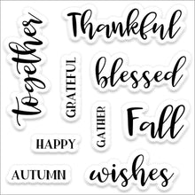 Load image into Gallery viewer, Memory Place - Kawaii Paper Goods Bundle Box - Autumn Wishes. Kawaii Paper Autumn Wishes quarterly bundle includes: 12 double-sided 12x12 inch Cardstock (2 each/6 designs), 1 Pack of Ephemera Die Cut Cardstock, 24 Sheets of 6x6 inch Origami Papers (6 each/4 designs), 1 clear stamp set, 1 roll of Washi tape (1 inch x 5.4 yards) and a bonus set of die-cut chipboard. Available at Embellish Away located in Bowmanville Ontario Canada.