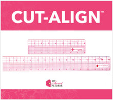 Charger l'image dans la galerie, My Sweet Petunia - Cut Align - Sometimes a ruler or a paper trimmer aren't enough for the unique needs of a papercrafter. The Cut-Align fills in all the gaps by combining precision measurement with precision cutting on even the smallest scale. Size: Small ruler is 8 inches, Large ruler is 15 inches. Available at Embellish Away located in Bowmanville Ontario Canada.