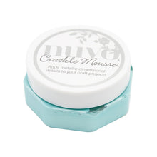 Load image into Gallery viewer, Nuvo - Crackle Mousse - Select from a Variety. Add metallic dimensional details to your craft projects! Each package contains 2.2oz of crackle mousse. Conforms to ASTM D 4236. Comes in a variety of colors. Each sold separately. Imported. Options: Rose Hip, Water Nymph, Ivory Coast, Russian White, Egyptian Gold, Wrought Iron. Available at Embellish Away located in Bowmanville Ontario Canada.