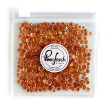 Load image into Gallery viewer, Pinkfresh - Glitter Drops Essentials. Perfect for adding glitzy accents to your crafting projects! Contains 1 pack of glitter embellishment drops in mixed sizes (3mm/4mm/5mm/6mm). Available in a variety of colors: each sold separately. Available at Embellish Away located in Bowmanville Ontario Canada. Butterscotch.