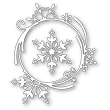 Load image into Gallery viewer, Poppystamps - Metal Dies - Snowflake Loop. These dies are compatible with leading die cutting machines (sold separately). These dies are designed to cut through paper, cardstock, and other thin materials. Available at Embellish Away located in Bowmanville Ontario Canada.