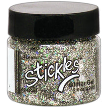 Load image into Gallery viewer, Ranger - Stickles Glitter Gels - Select from dropdown. Stickles Glitter Gels are easily spreadable and work great applied through a stencil or directly to surface. Assorted sizes and shapes of glitter make crafts, mixed media and more truly sparkle! This package contains 1oz of glitter gel. Available at Embellish Away located in Bowmanville Ontario Canada. Asteroid.